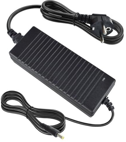 Adaptador de Corriente AC 100-240V a 12V 10A Transformador 120W Fuente de Alimentación Universal con Enchufe de 5.5 x 2.5 mm para Tiras LED, Cámaras, DVD, Pantallas LCD y Otros