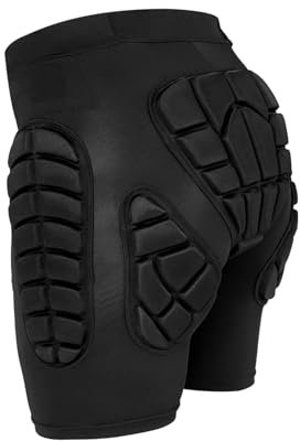 Gepolsterte Schutzhosen FüR Snowboard 3D-schützende, gepolsterte Shorts, ultradünne, elastische Ski-Skate-Snowboard-Schutz, Ski-Schutz, Belüftung, Hüfte, Steißbein, Hintern FüR Skifahren Skateboardfah