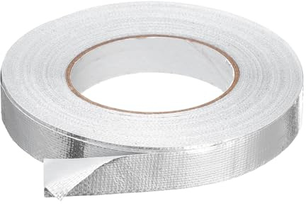 QUARKZMAN Ruban Protecteur Thermique 0.78 X 164 Ft Imperméable Anti-Uv Isolation Acoustique Résistance Aux Hautes Températures Ruban Aluminium Épaisseur pour Réparations Automobiles