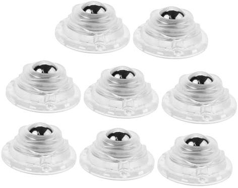 LAPYAPPE 8pièces Roulettes Auto-adhésives Roues Pivotantes Pour Appareils Électroménagers Et Meubles Installation Simple Et Esthétique Forme
