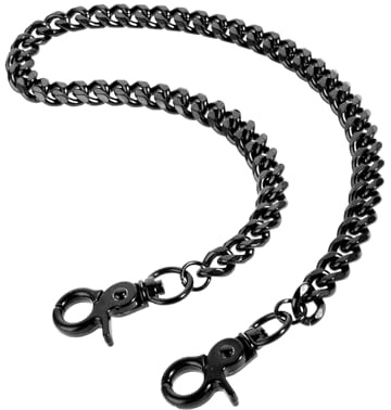 Hpmjz Wallet Chain Hip Hop Keychain Punk Metal Wallet Chains Round Clasp Keyholder Goth Keyring for Men Women Boy Girl Motorcycle Biker Trucker Halloween Christmas