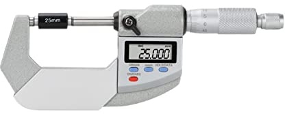 Micrómetro IP65 0.001mm fuera del micrómetro digital 0-25/50/75 / 100mm de agua/a prueba de aceite Medida electrónica Pinza de calibrador(25-50mm)