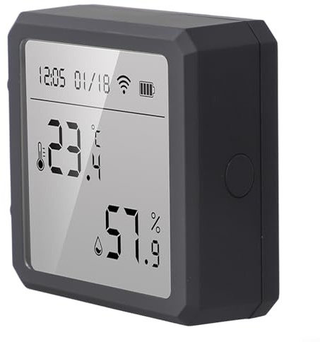 Digitaler Temperatur-Feuchtigkeitssensor mit Thermostat-Logik für automatisierte Klimaraktion in Smart Houses (für Zigbee)