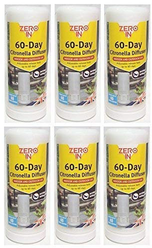 Zero In 12 x 60 Day Portable Fly & Insect Killer Dispenser Covers 40 Cubic Meters