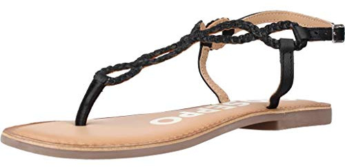 GIOSEPPO dam fyffe Peeptoe sandaler, vit, 36 EU, Svart - 39 EU