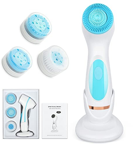 Facial Cleansing Brush Electric USB Charging Multi-Function Face Washing Instrument Silicone Face Brush Cleansing Sonic Cleansing Brush