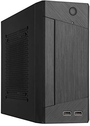 SilverStone Milo 10, Mini-ITX HTPC Case, Interchangeable Front Panel and Top Cover 2.8L or 3.7L, VESA Mount Included, USB 3.0 x 2, SST-ML10B