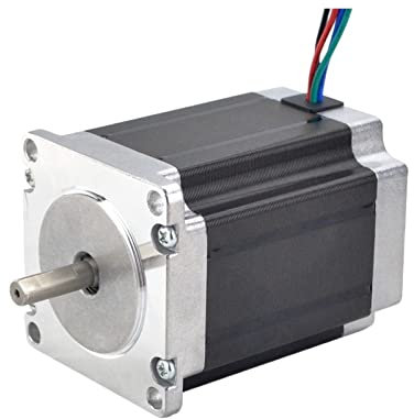 DOLUNTO NEMA 23 Stepper Motor 3nm/1,9 Nm/1,26 Nm 4-Lead 2. 8a/4.2a 57 Motorschrittmotor for CNC Gravurfräse (Shaft Diameter : 3Nm-10mm)
