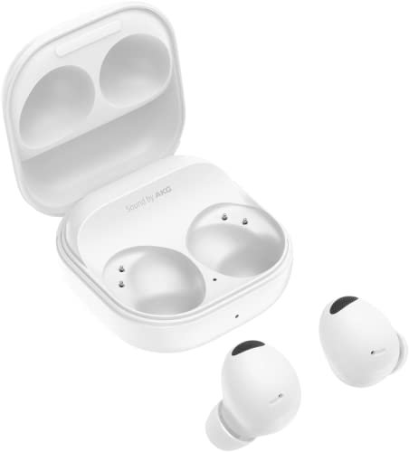Samsung Galaxy Buds2 Pro, Bluetooth-Kopfhörer, True Wireless, Geräuschunterdrückung, Ladetasche, Qualität, Wasserdicht, Weiß