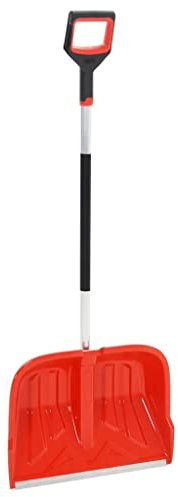 vidaXL Pala da Neve Rossa 136 cm in Alluminio