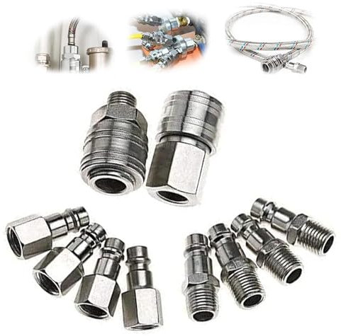 ANBOO 10 pièces raccord rapide 1/4 BSP air compresseur pour outils pneumatiques