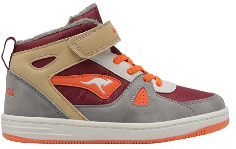 KangaROOS Unisex Kinder K-cp Kalley Ii Ev Sneaker, Cool Beige Leafy Jumpers, 40 EU