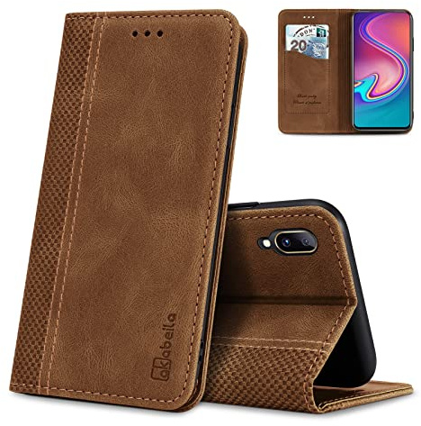 AKABEILA-fodral till Xiaomi Redmi Note 14 Pro+ 5G/14 Pro 5G/Poco X7 PU-läder flip plånbok fodral med magnetisk stängning ställ kortplats 16,67 cm ljusbrun