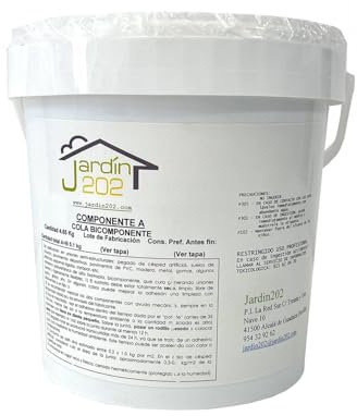 JARDIN202 - Adhesivo Especializado PU para Césped Artificial - Secado Rápido, Ideal para Suelos de Caucho, 1/5.5/11 kg Disponibles | 5,5 Kg -