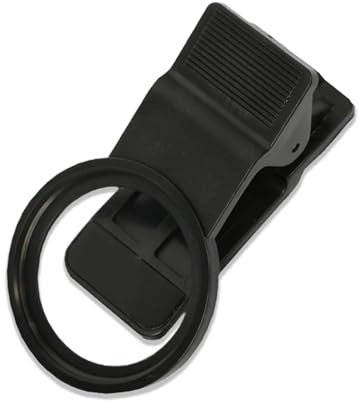 LZHSWM Filtre d'objectif de téléphone Portable 37mm 52mm adapté aux Smartphones ND Filtre Variable ND2-400 avec Filtre ND à Clipser(37mm,Only Clip)