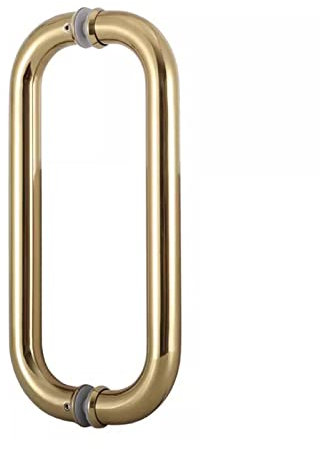 Maniglia per Porta Scorrevole Interna ed Esterna, Moderna Maniglia per Porta Scorrevole in Vetro Rotonda, Set di Maniglie per Porta Scorrevole Interna, Design Elegante per casa e Ufficio, di