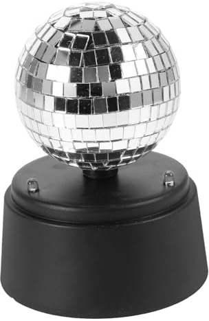 SOIMISS Stroboskop Lampe mit Spiegelreflexion für Ktv Bars und Partyräume Tragbare LED Lampe Einfache Ein Knopf Bedienung Langlebig Leicht zu Reinigen Batterie nicht Enthalten