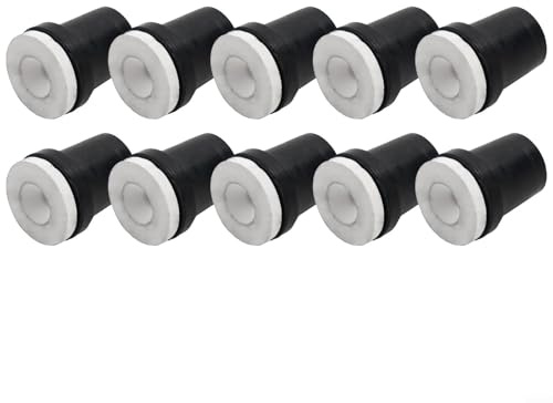 babominimer 10pcs Ceramic Sandblaster Nozzles 2-3.5mm Sandblast Tips with Plastic Jacket for 5 Gallon Sandblasting Tanks, Long Lasting Replacement Parts for Air Sandblasting E(3mm)