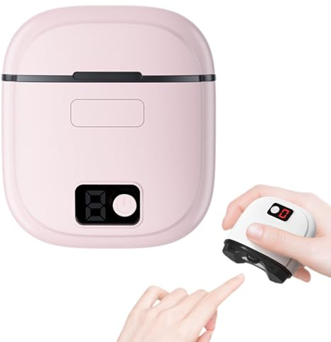 Cortauñas eléctrico 2 en 1 podadoras y pulidor de uñas eléctricos recargables USB con almacenamiento multicolor(Pink)