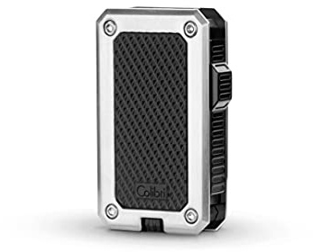 Colibri Rally Jet Feuerzeug | Zigarren und Zigarettenanzünder | Windbeständig | Funktioniert mit Butan (Nicht im Lieferumfang enthalten) | Schöne Elegante Geschenkbox | Zwei Jahre Garantie