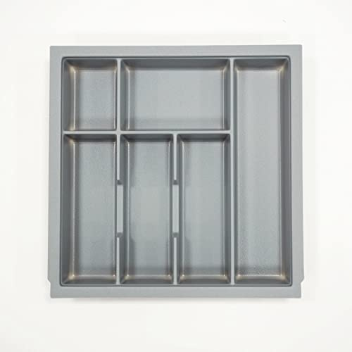 Grey Cutlery Tray for 500mm Blum Metabox Drawer | 429mm L x 431mm W | Storage | Organisation