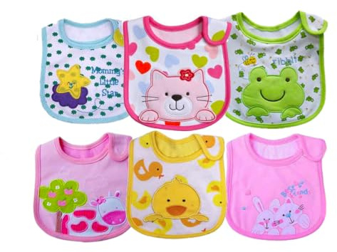 SLOSH Bavaglino Bavaglini Neonato Impermeabili Pappa Impermeabile Neonata