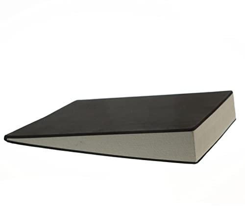 GORANDO® Bequemes Premium Keilkissen für Büro, Auto - Ergonomisches Sitzkissen - Fest, Formstabil - Modernes Schaumstoff Sitzpolster, Sitzerhöhung, Sitzkeilkissen, Auto, Stuhl