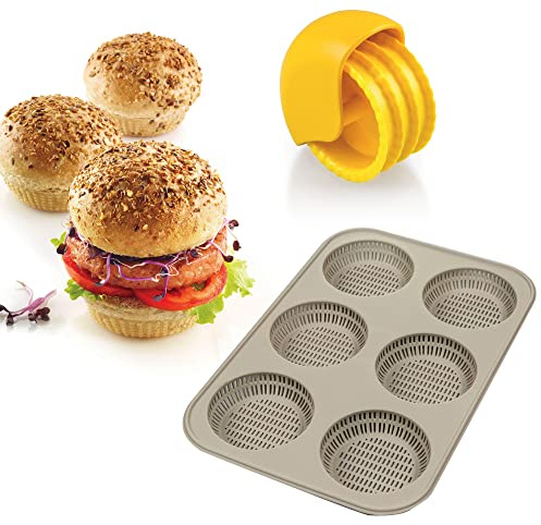 Silikomart - Set Bake 'N Roll und Burgerbrot