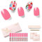 Nailog UV Gel Nagelfolie - Nagelfolie uv härtend 20 Stück - Frühling Blumen - Nagelsticker selbstklebend Gel Strips für Maniküre in Salonqualität (Season)