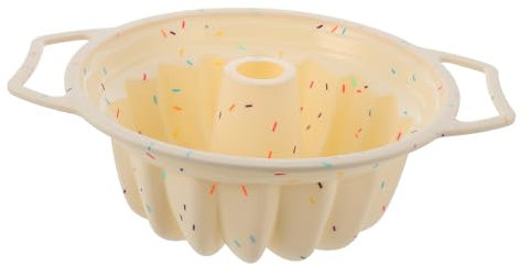 PRETYZOOM 1pezzi Stampo Torta Silicone Rotondo Con Cornice Rinforzata Antiadente e Lavabile in Lavastoviglie Per Dolci Biscotti e Ciambelle Adatto Per Feste e Uso Quotidiano in Cucina