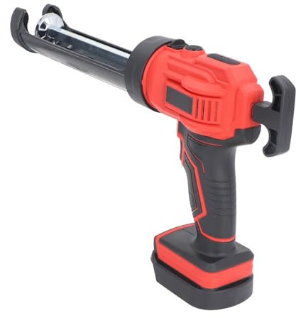 Cordless Caulk Gun, No Drip Cordless Variable Speed Trigger, Electric Caulk Gun with Charger, LED Light for Home Renovations DIY Projects Bathroom Balcony Doors