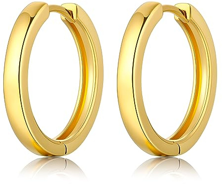 Creolen Gold Ohrringe Creolen Gold Klein Ohrringe Goldene Creole Damen Silber S925