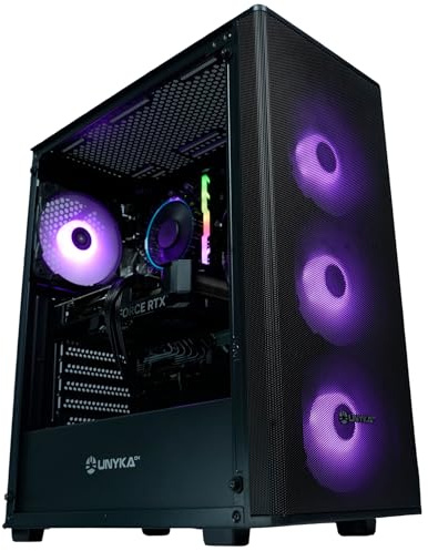 Epical-Q Ordenador sobremesa Gaming Taurus AMD Ryzen 5 5500, 16GB, 1TB, RTX 5060 + Windows 11 Pro