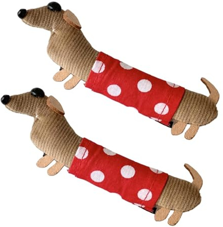Hundehaarnadel, Wurstklammer, Dackel-Haarklammer, 2 Stück seitliche Fransen-Clips, niedliche seitliche Fransenklammer, niedliche Hundekrallenklammer für Frauen