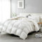 BPC Edredón de Plumón Cama 150/135, Mezcla de Algodón Egipcio, 100% Plumón y Plumas nuevas Edredón Nórdico para 4 Estaciones, Extrasuaves 220x240 cm Certificado Oeko-Tex y RDS, Peso del Relleno: 1600g
