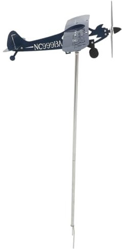 VANZACK Éolienne pour Décoration de Jardin Girouette Pratique pour Extérieur pour Pelouse Terrasse Abri de Jardin Puit de Lumière