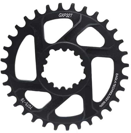 Oxxggkao Mountainbike Kettenblatt Aus Aluminiumlegierung Mit Breiten Schmalen Zähnen Kettenblatt Für Mountainbikes 32/34/36/38 Zähne Direkt Montierte Kurbelgarnitur Für Fahrräder