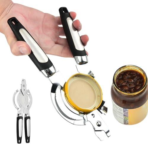 Ouvrir Bouteilles pour Personnes âgées - Ouvrir Bouteilles en Acier Inoxydable | Bocaux Manuel | pour Personnes âgées Maison Cabinet Comptoir Salle à Manger Eau Bière Boissons Gazéifiées Noix