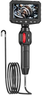Endoscopio Telecamera Endoscopica Illuminata Da 3,9 Mm E 4, Pollici Con 6 LED, Cavo Semirigido For L'ispezione Di Condotte Manutenzione Automobilistica