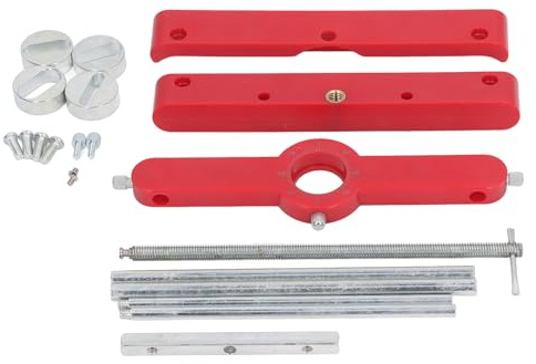 Mortising Joinery Jig, Woodworking Drill Locator, Precise Drilling and Accurate Positioning Tool with ABS Plastic and Metal Construction, Perfect for Blind and Exposed Seams in Cha