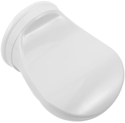 SECFOU Non-Slip White Shower Foot Rest Pedal for Shaving Legs with Suction Cups, Bathroom Foot Support for Home and Pool Use, Adjustable Height Bathing Aid for Elderly and Mobility