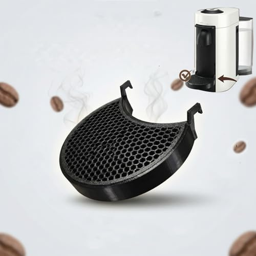 Drip Tray Replacement for Nespresso Vertuo Plus, One-Piece Molded Coffee Drip Tray for Nespresso Accessories, Heavy Duty Drip Catcher Fit for Breville & for DeLonghi VertuoPlus GCB2/BNV420