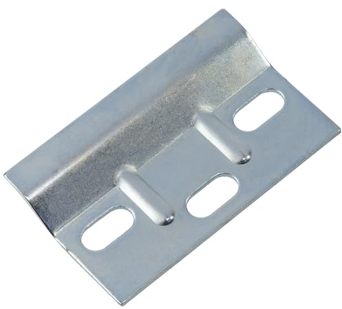 AERZETIX Kit di 12 supporti di sospensione 62x38 mm per mobili pensili/piastre di fissaggio a parete in metallo