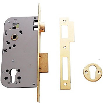 Tesa 2030 - Cerradura redondo 1/2 sin bombillo 60mm hierro laton