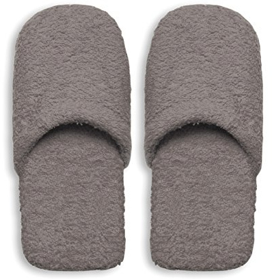 Excelsa Bagno Caldo Pantofole Da Uomo, Spugna, Grigio, 30x12x5 cm