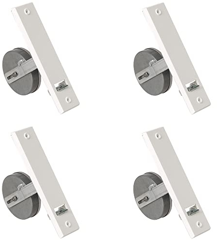 Rollwin 4x Gurtwickler Unterputz 185mm ohne Gurt – Rolladen Gurtwickler Unterputz Weiß für 23mm Rolladengurt – Einlasswickler aus Deutschland – Rolladenwickler Rollo Aufwickler Gurtaufroller