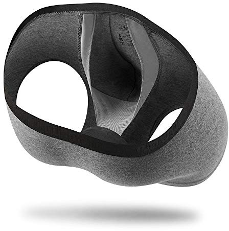 JOCKMAIL Boxer para Hombre Calzoncillos Modal Suave Ropa Interior para Hombre Micro Separar Bolsa Doble Bolsa Boxers Terapia Cuidado de la Salud Calzoncillos Boxer (M, Dark Grey)