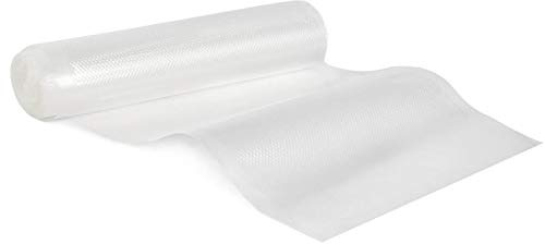 2 Vakuumbeutel Rollen 6 m Länge, 40 cm Breite - goffriert, BPA frei, geeignet für jedes kammerlose Folienschweißgerät. Vakuumrolle für Lebensmittel, Wertgegenstände etc.