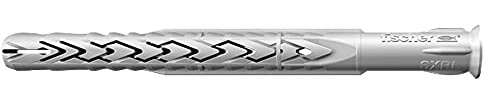 Fischer SXRL Verlängerungsdübel 10 x 100 ohne Schrauben, aus Nylon zur Befestigung von Fassaden, Zwischendecken, Fenstern, geeignet für Beton, Vollziegel, 539619