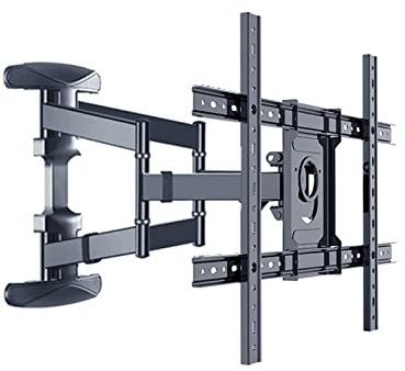 Soporte de montaje en pared para TV Full Motion para la mayoría de televisores LCD OLED 4K LED curvos planos de 40-80 pulgadas hasta 132 lb Max VESA 600x400 mm, extensión de 500 mm